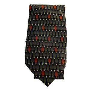Vintage Grateful Dead‎ Men's Silk Neck Tie Rainforest Second Set Geometric Print